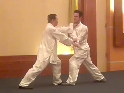 Training authentischer Kung Fu-Anwendung